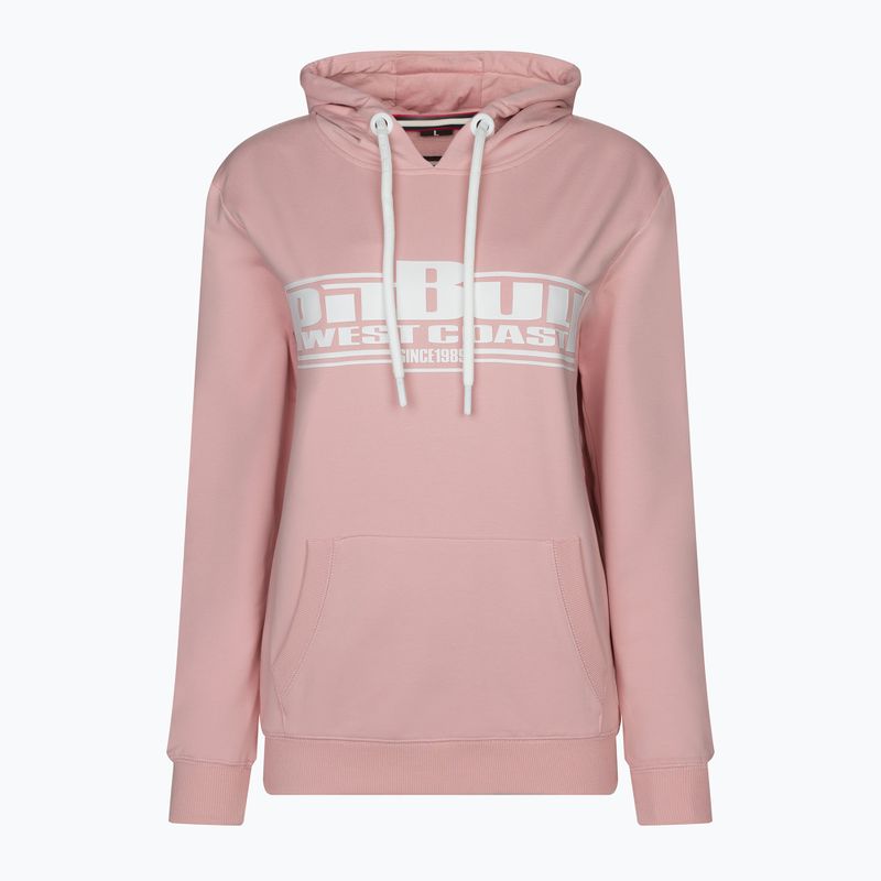 Bluza damska Pitbull Hooded F.Terry „Boxing” powder pink