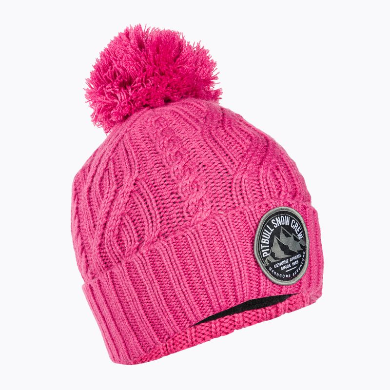 Czapka zimowa Pitbull Beanie Snow Crew pink