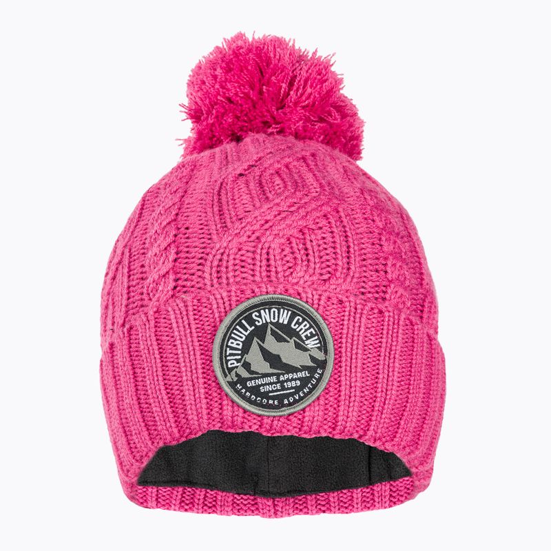 Czapka zimowa Pitbull Beanie Snow Crew pink 2