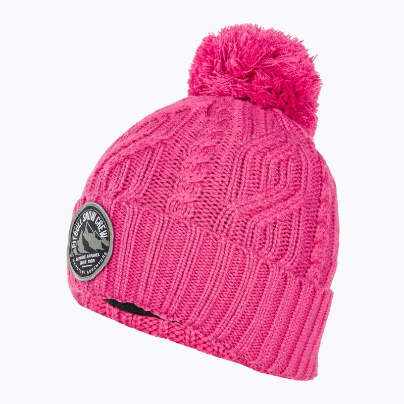 Czapka zimowa Pitbull Beanie Snow Crew pink 3