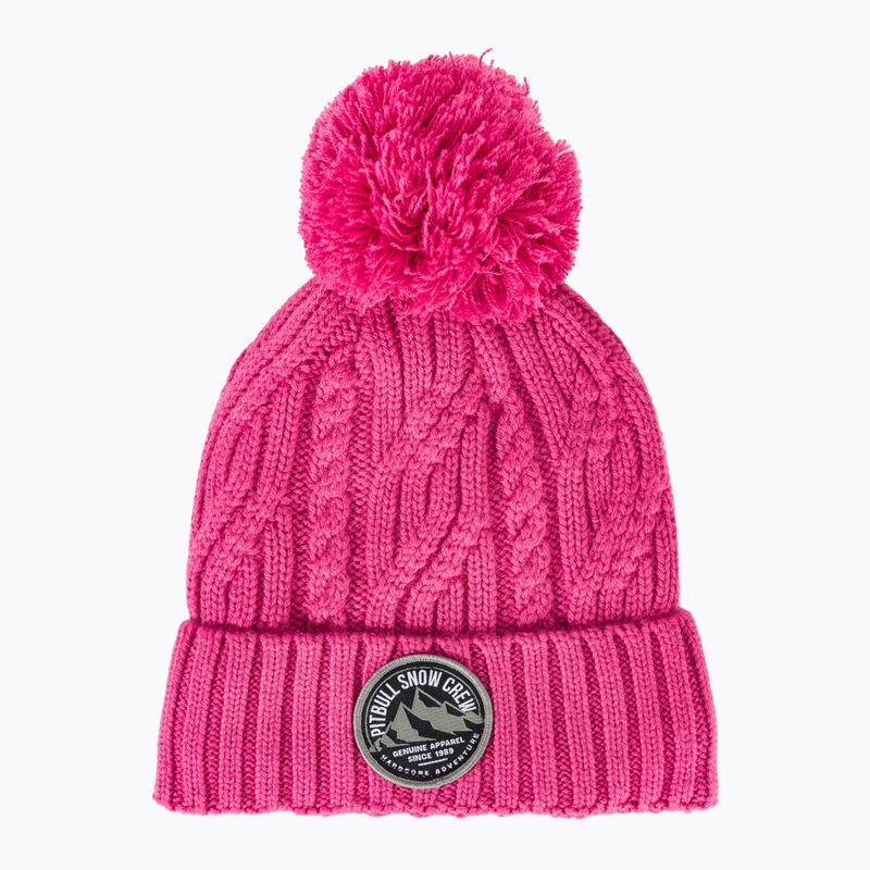 Czapka zimowa Pitbull Beanie Snow Crew pink 6