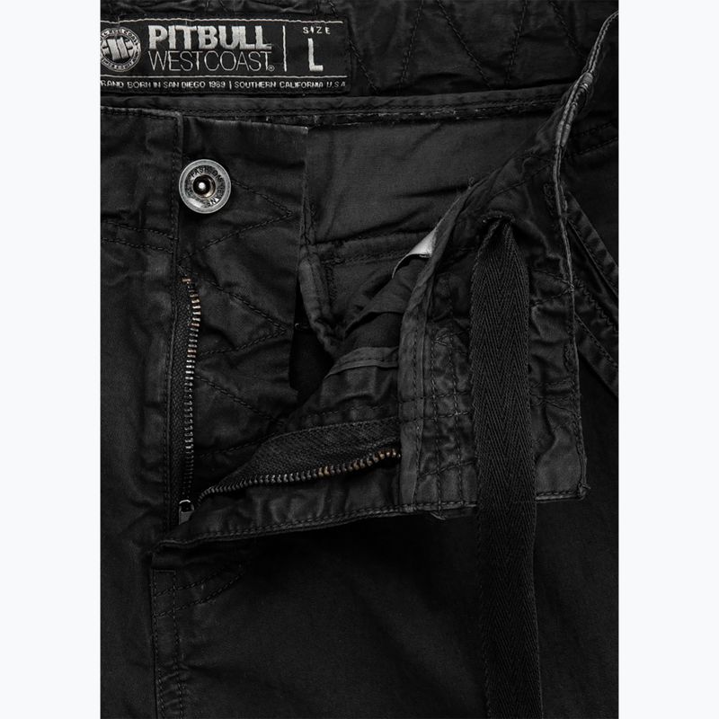 Spodenki męskie Pitbull Cargo Carver black 4