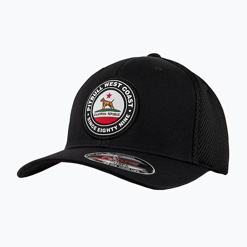 Czapka z daszkiem męska Pitbull Mesh Full Cap California Dog black