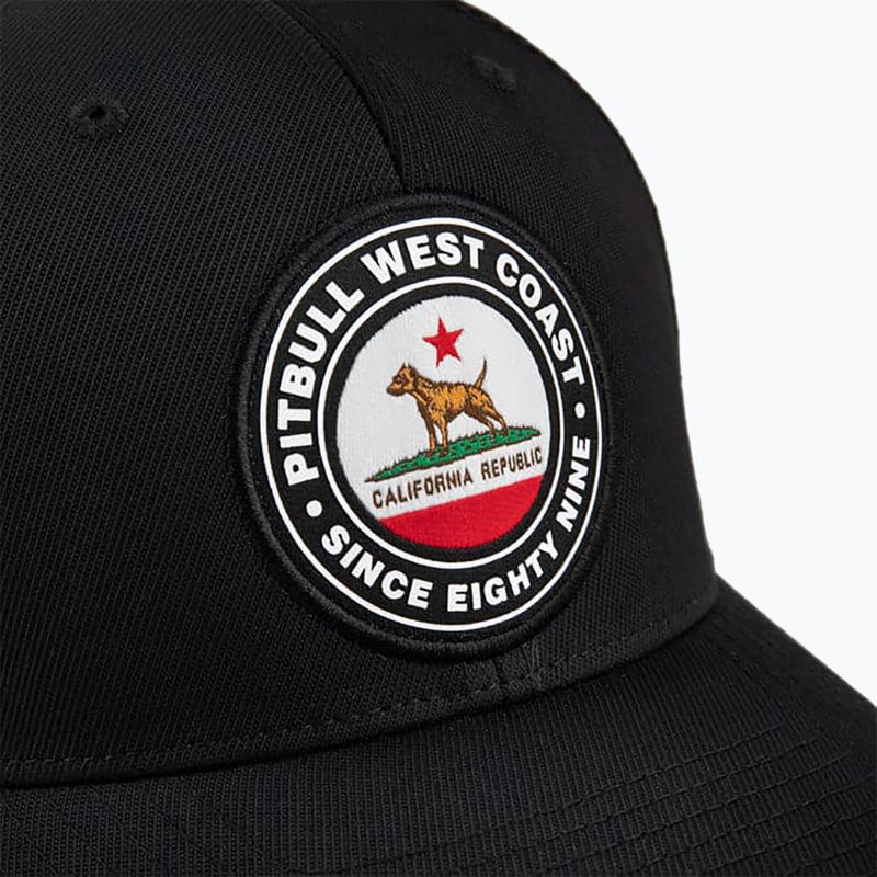Czapka z daszkiem męska Pitbull Mesh Full Cap California Dog black 5