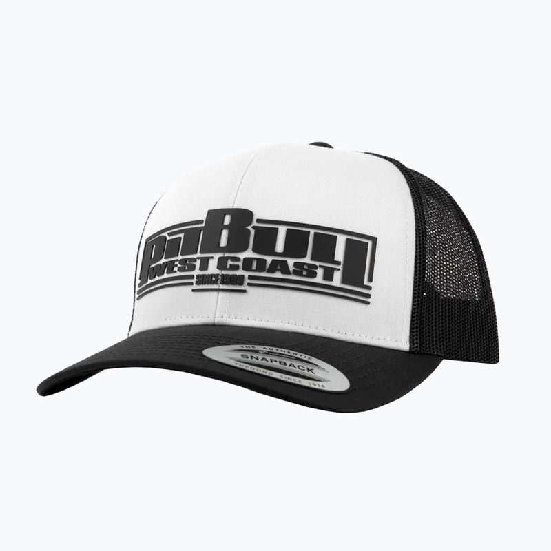Czapka z daszkiem Pitbull Classic Boxing white/black