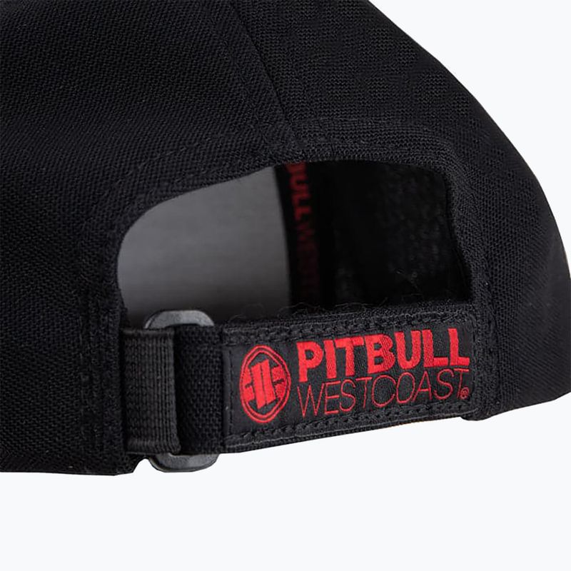 Czapka z daszkiem męska Pitbull Snapback Seascape black/red print 3