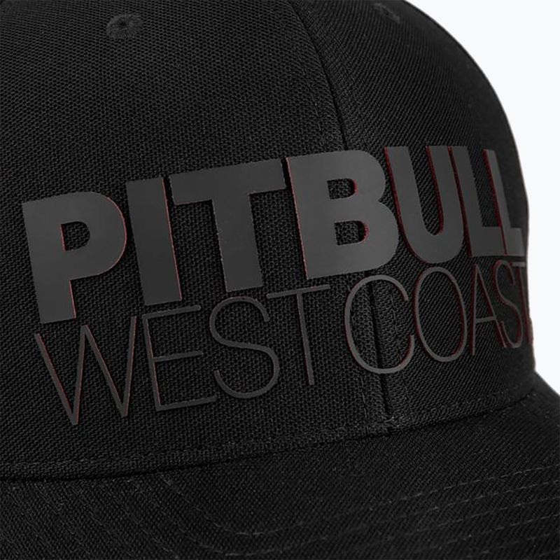 Czapka z daszkiem męska Pitbull Snapback Seascape black/red print 6