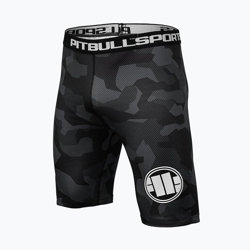 Spodenki kompresyjne męskie Pitbull Shorts Dillard grey camo