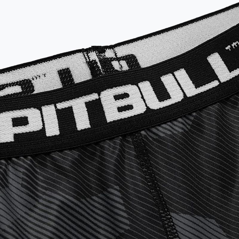 Spodenki kompresyjne męskie Pitbull Shorts Dillard grey camo 3
