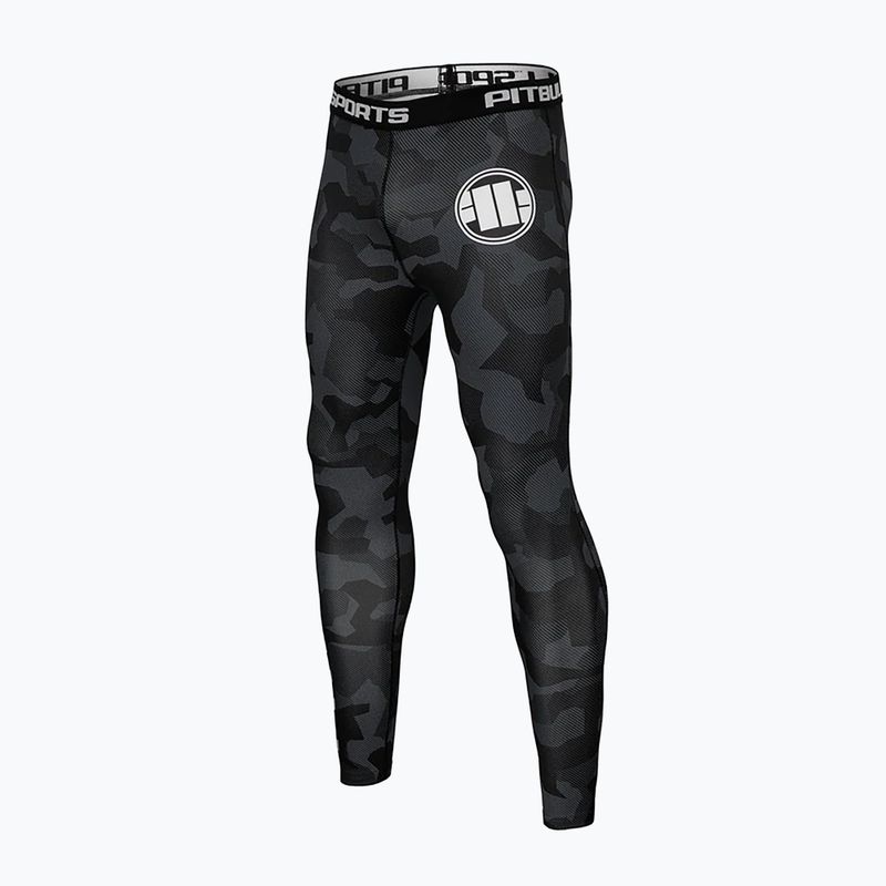 Legginsy męskie Pitbull Compr Pants Dillard grey camo