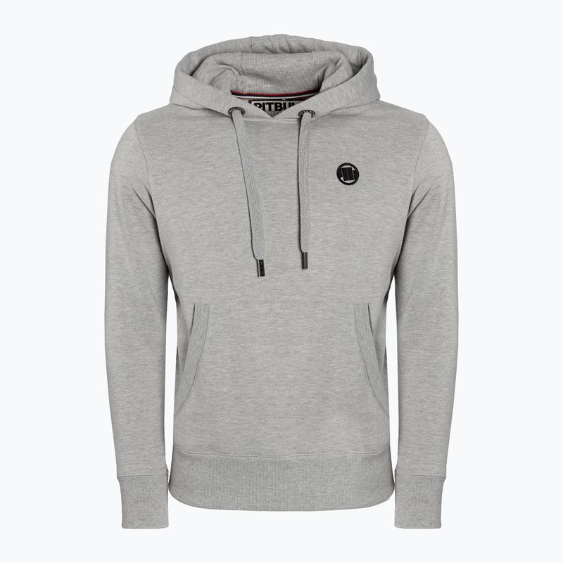 Bluza męska Pitbull Hooded Small Logo 21 grey/melange