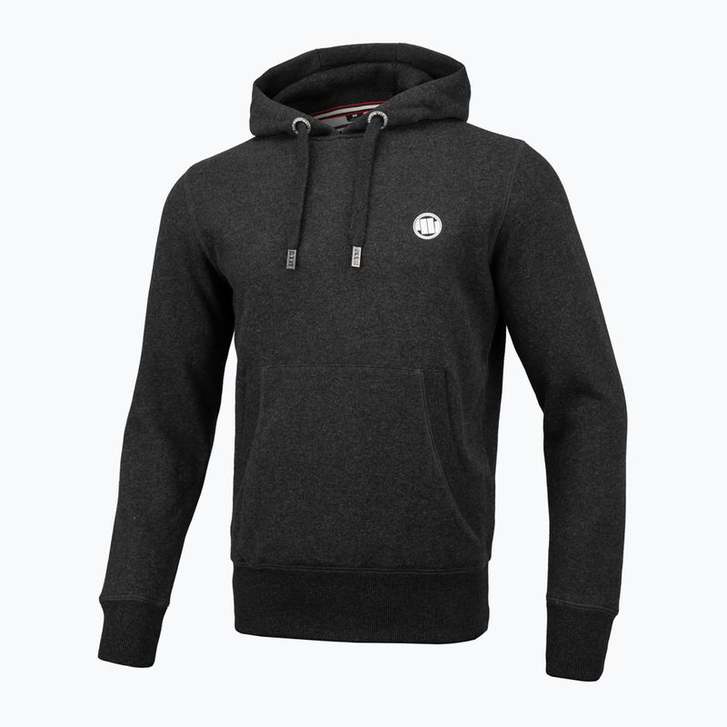 Bluza męska Pitbull Hooded Small Logo 21 charcoal melange