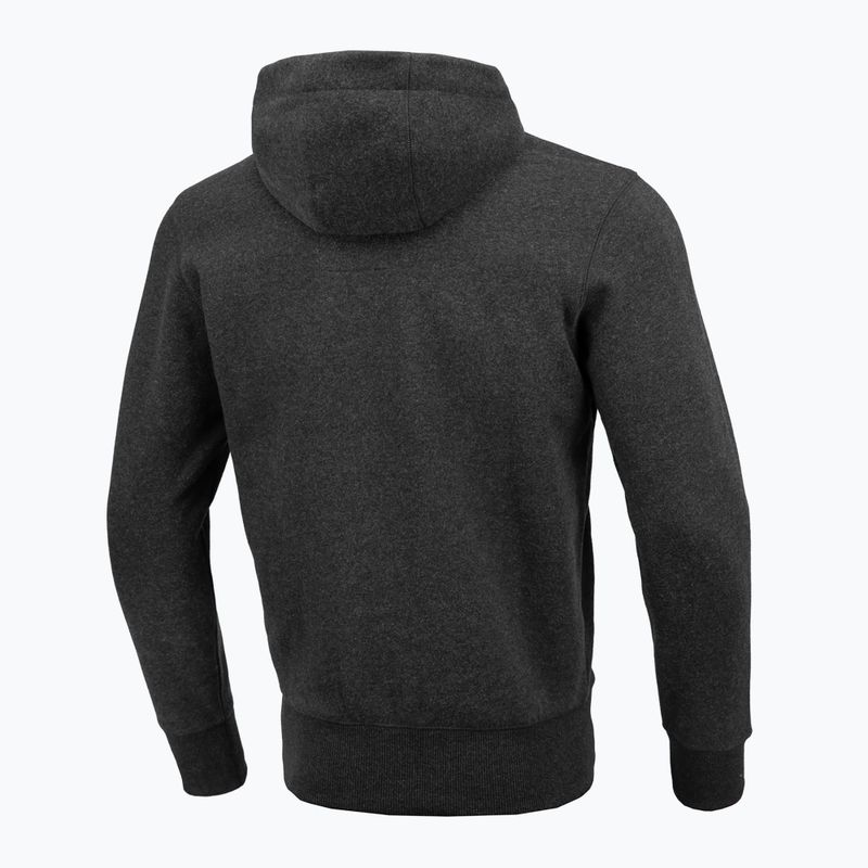 Bluza męska Pitbull Hooded Small Logo 21 charcoal melange 2