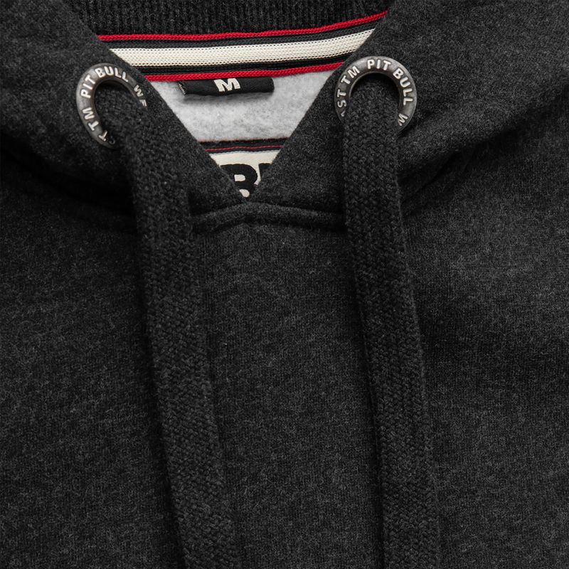 Bluza męska Pitbull Hooded Small Logo 21 charcoal melange 4