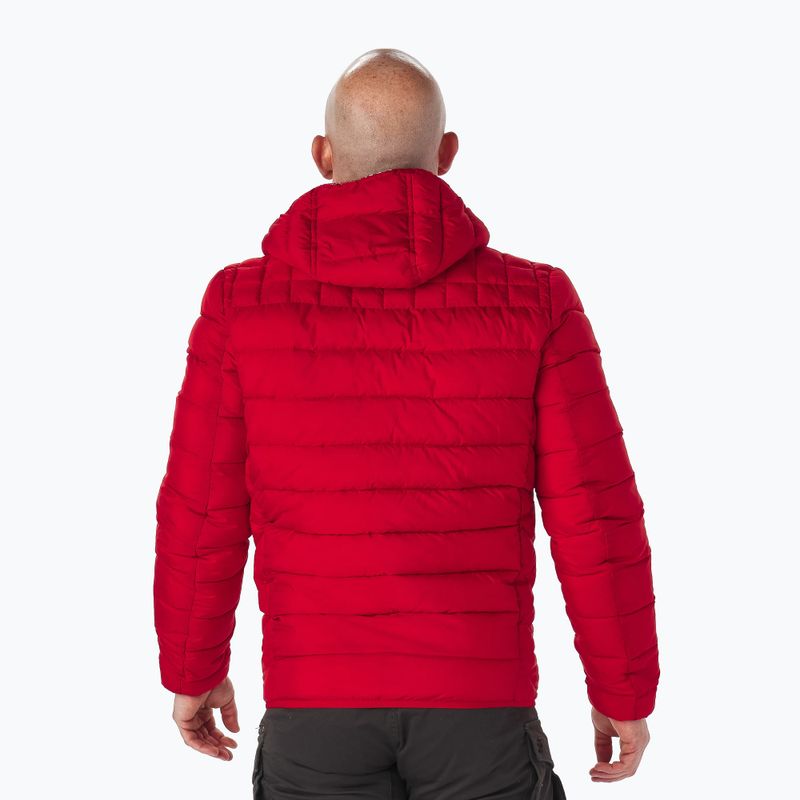 Kurtka zimowa męska Pitbull Padded Hooded Seacoast red 2