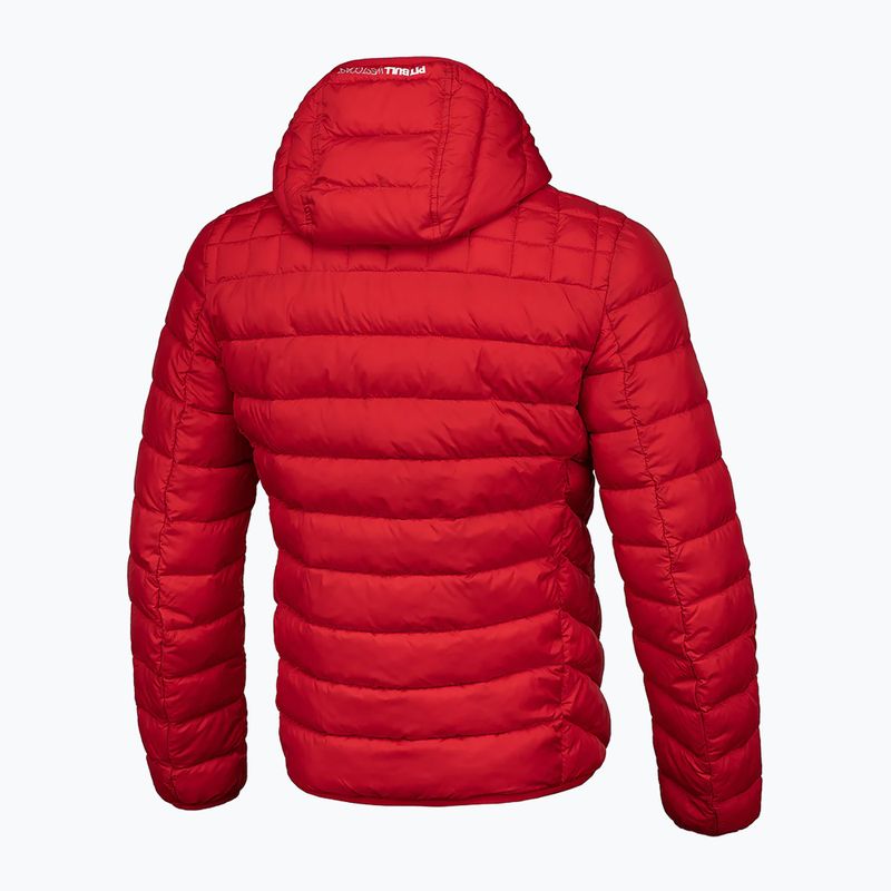 Kurtka zimowa męska Pitbull Padded Hooded Seacoast red 4