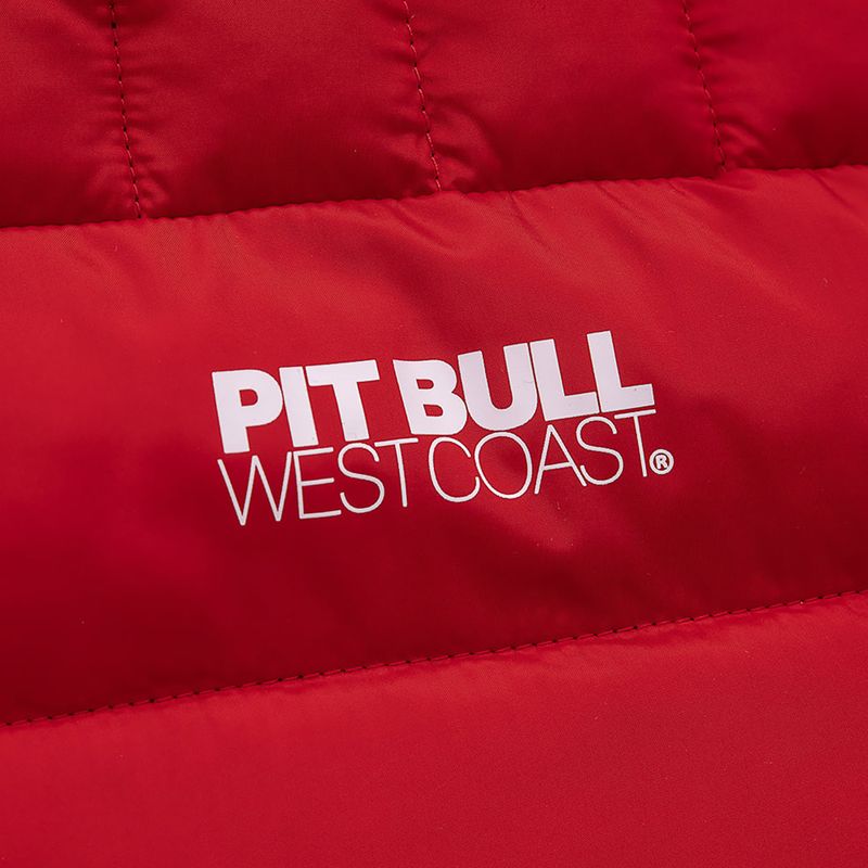 Kurtka zimowa męska Pitbull Padded Hooded Seacoast red 10