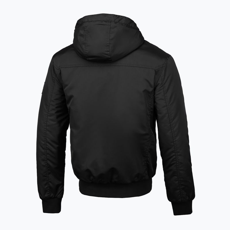 Kurtka zimowa męska Pitbull Spinnaker 2 Hooded black 2