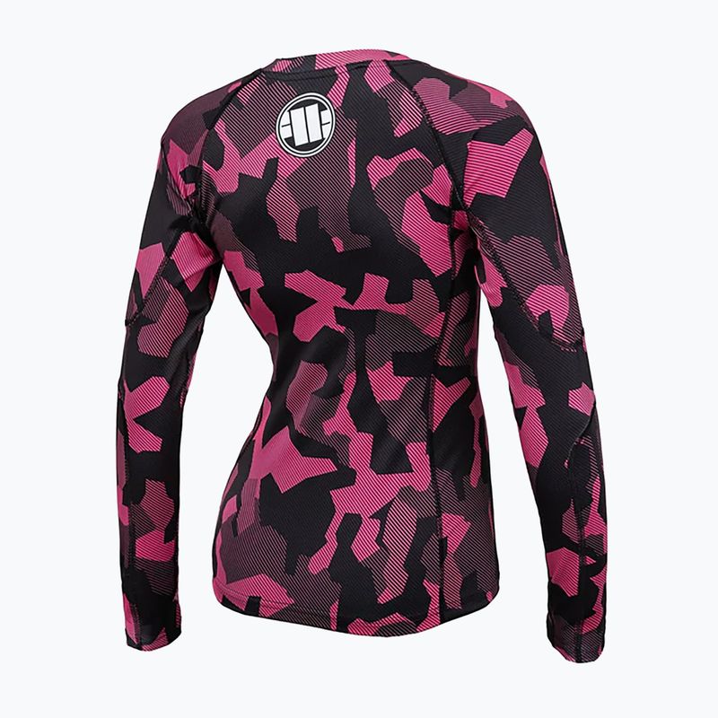 Rashguard longsleeve damski Pitbull L-S Rash Dillard pink camo 2