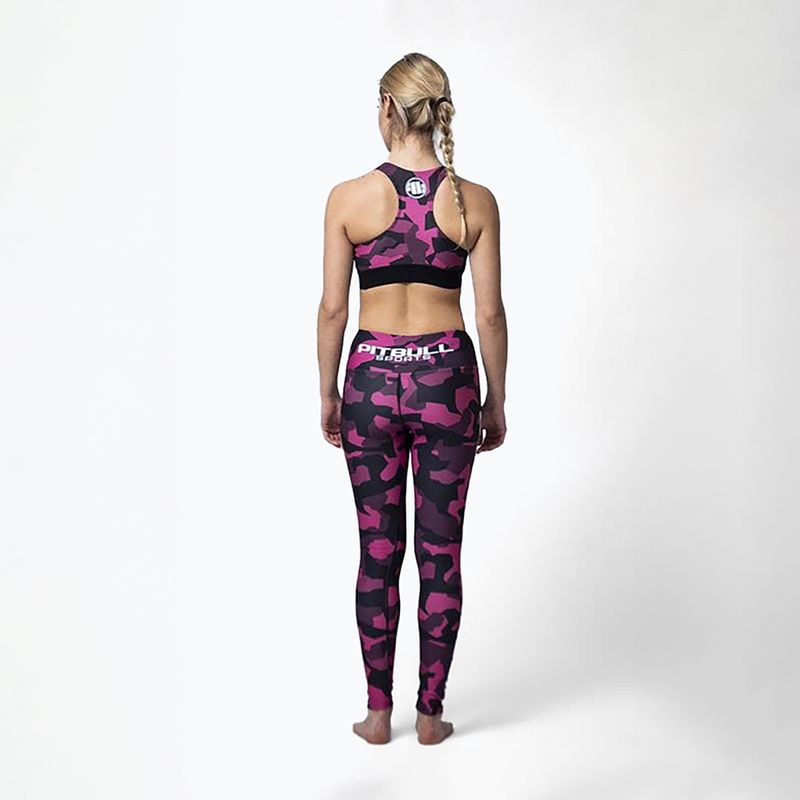 Legginsy damskie Pitbull Compr Pants Dillard pink camo 6
