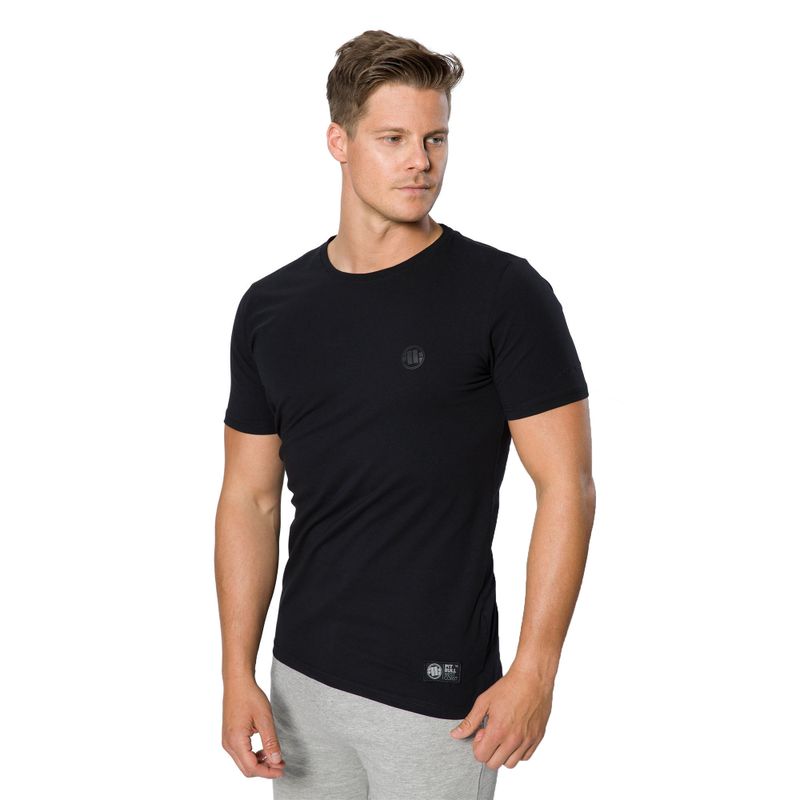 Koszulka męska Pitbull Slim Fit Lycra Small Logo black