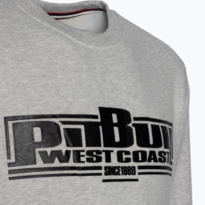 Bluza męska Pitbull Crewneck Classic Boxing 21 grey/melange 3