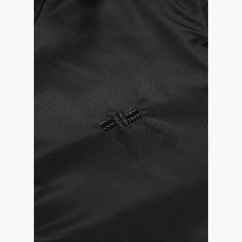 Kurtka męska Pitbull Sherpa Hooded Bomber black 10