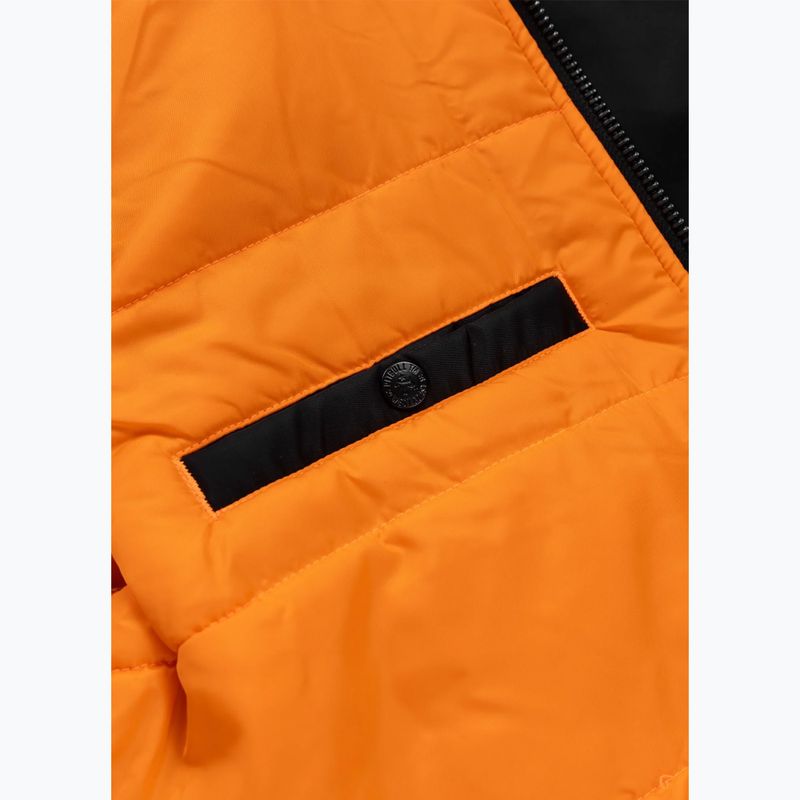 Kurtka męska Pitbull Sherpa Hooded Bomber black 15