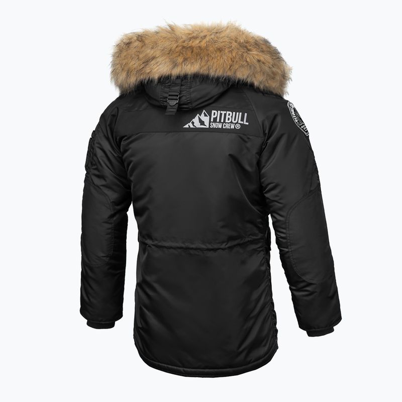 Kurtka zimowa męska Pitbull Alder Fur Parka black 12