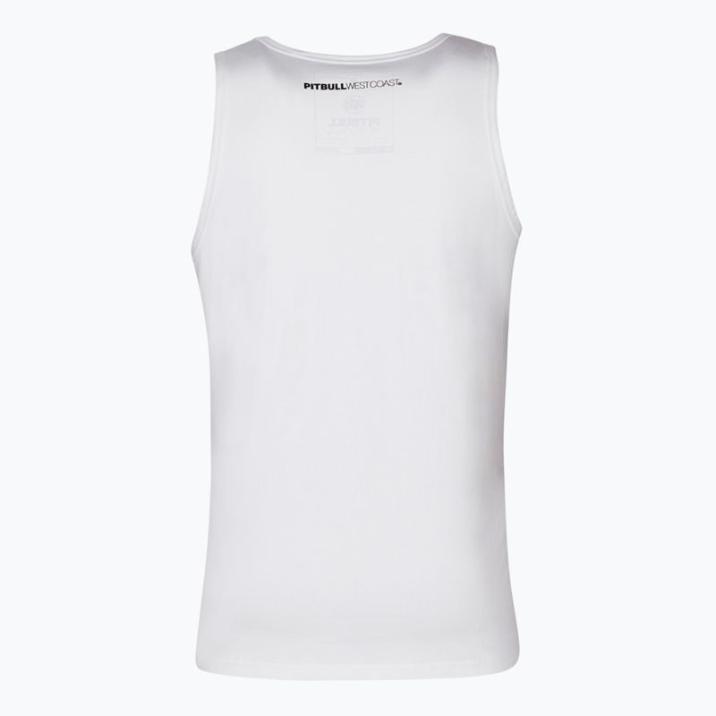 Koszulka męska Pitbull Koszulka Slim Fit Lycra Small Logo white 2