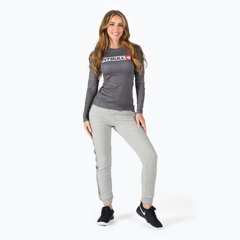 Rashguard longsleeve damski Pitbull Rash L-S Hilltop grey/melange 2