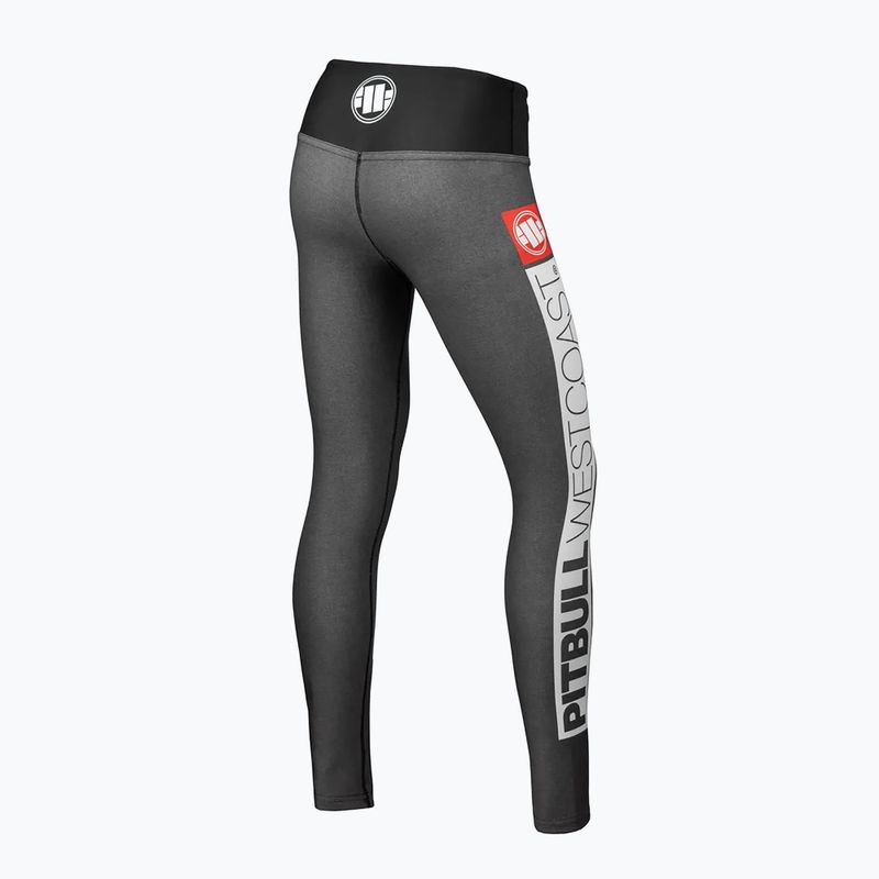Legginsy damskie Pitbull Compr Pants Hilltop grey 2