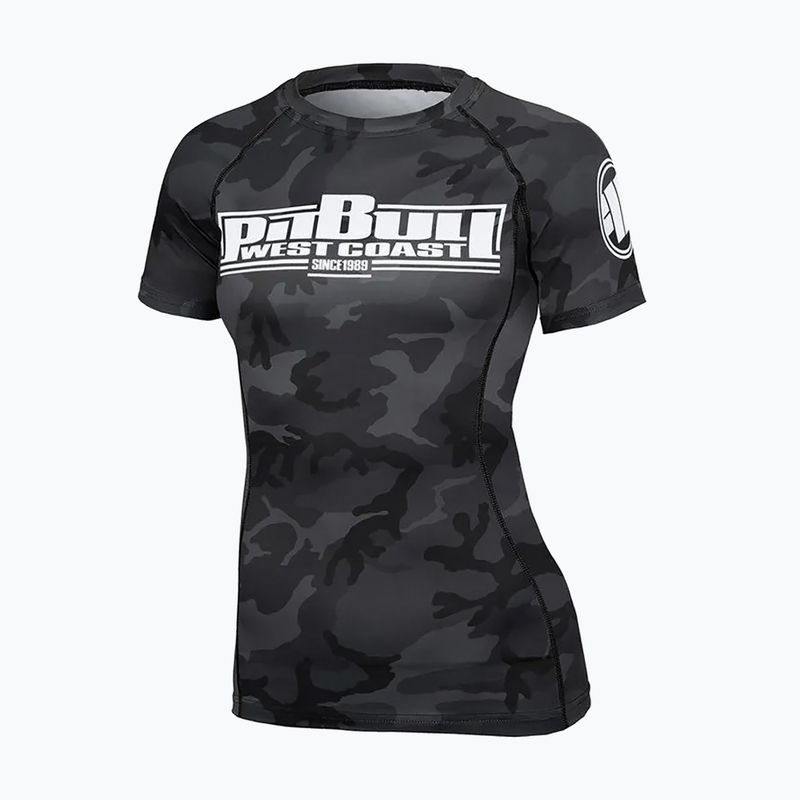 Rashguard damski Pitbull Rash T-S All black camo
