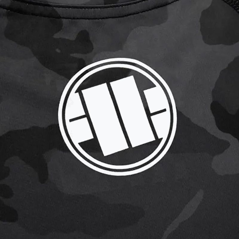 Rashguard damski Pitbull Rash T-S All black camo 5