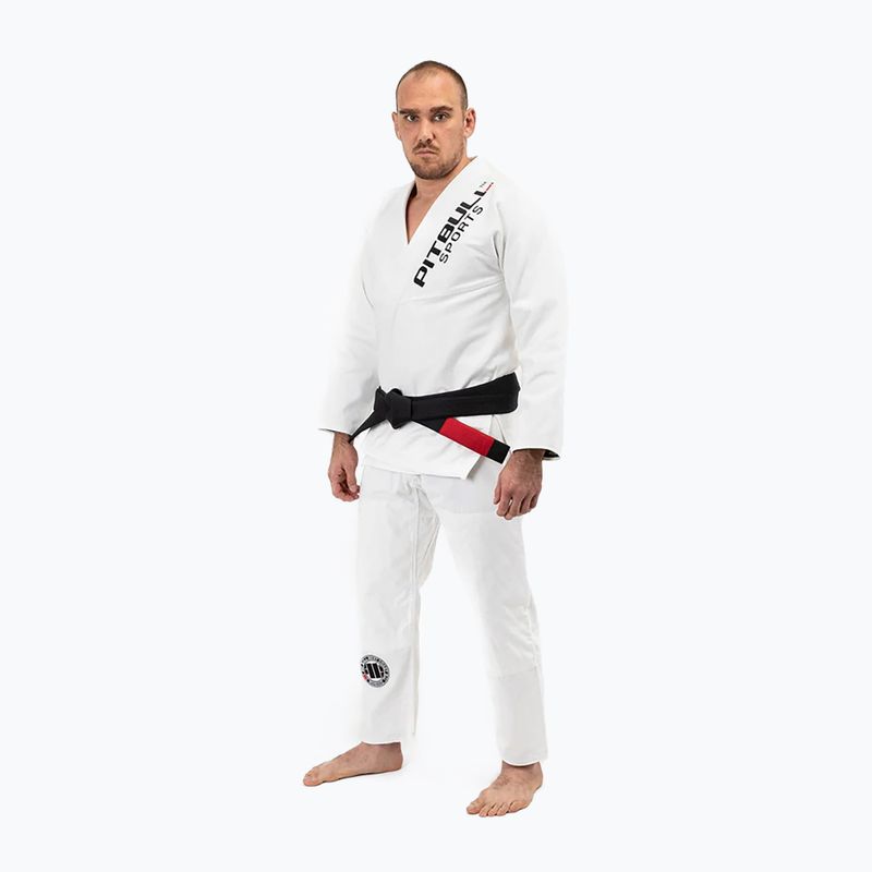 GI do brazylijskiego jiu-jitsu męskie Pitbull Gi BJJ PB 2017 450 white