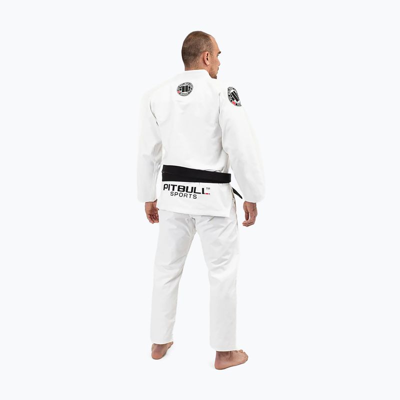GI do brazylijskiego jiu-jitsu męskie Pitbull Gi BJJ PB 2017 450 white 2