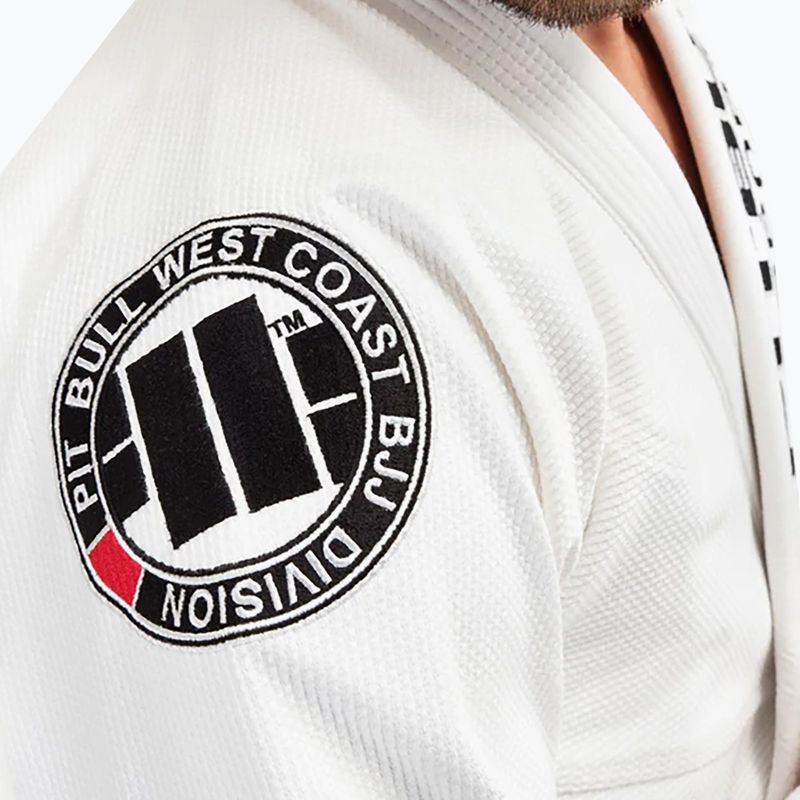 GI do brazylijskiego jiu-jitsu męskie Pitbull Gi BJJ PB 2017 450 white 3