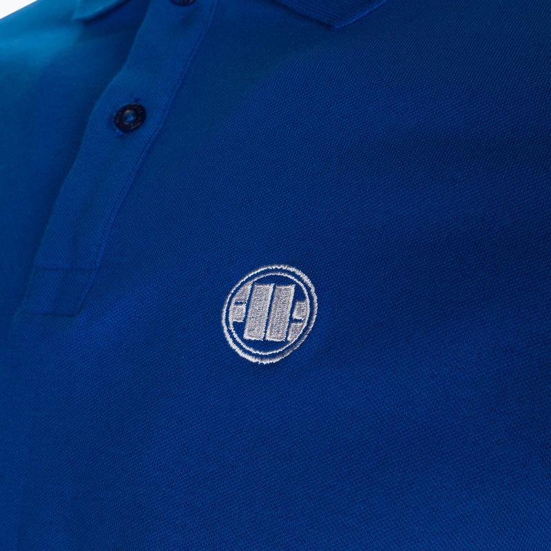 Koszulka polo męska Pitbull Polo Regular Logo royal blue 3