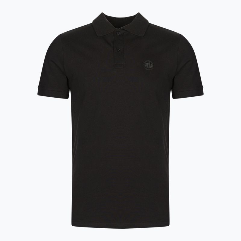 Koszulka polo męska Pitbull Polo Slim Logo black