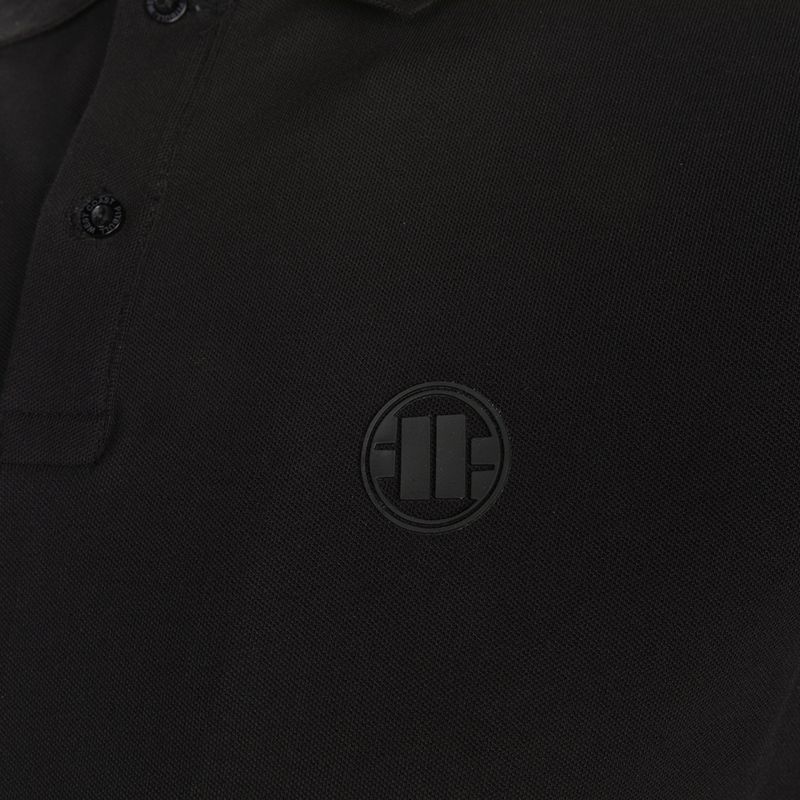 Koszulka polo męska Pitbull Polo Slim Logo black 3