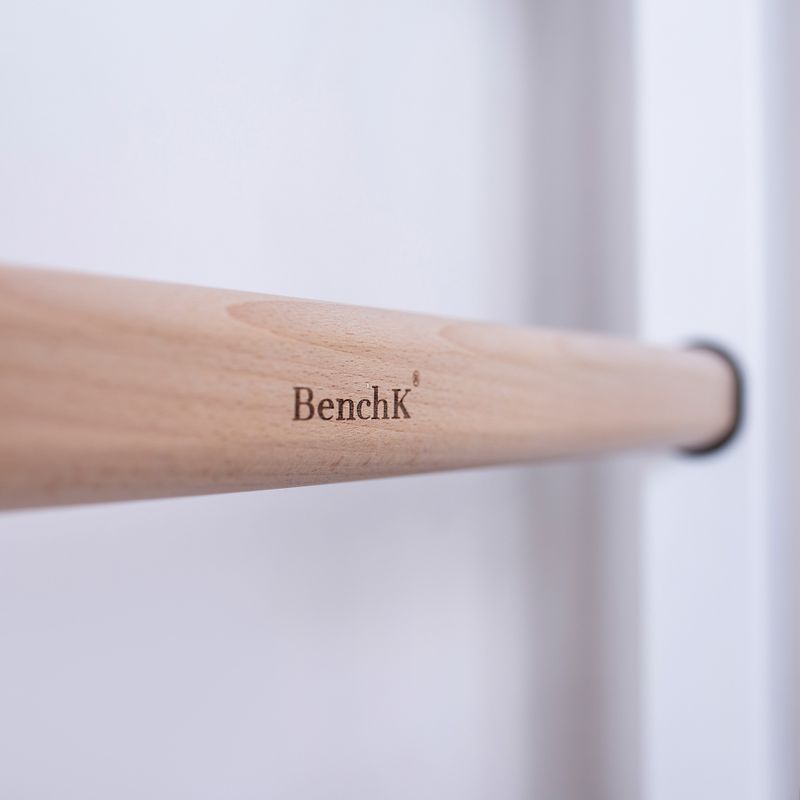 Drabinka gimnastyczna BenchK biała BK-521W+A204 7