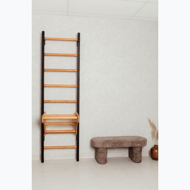 Drabinka gimnastyczna BenchK czarna BK-211B 12