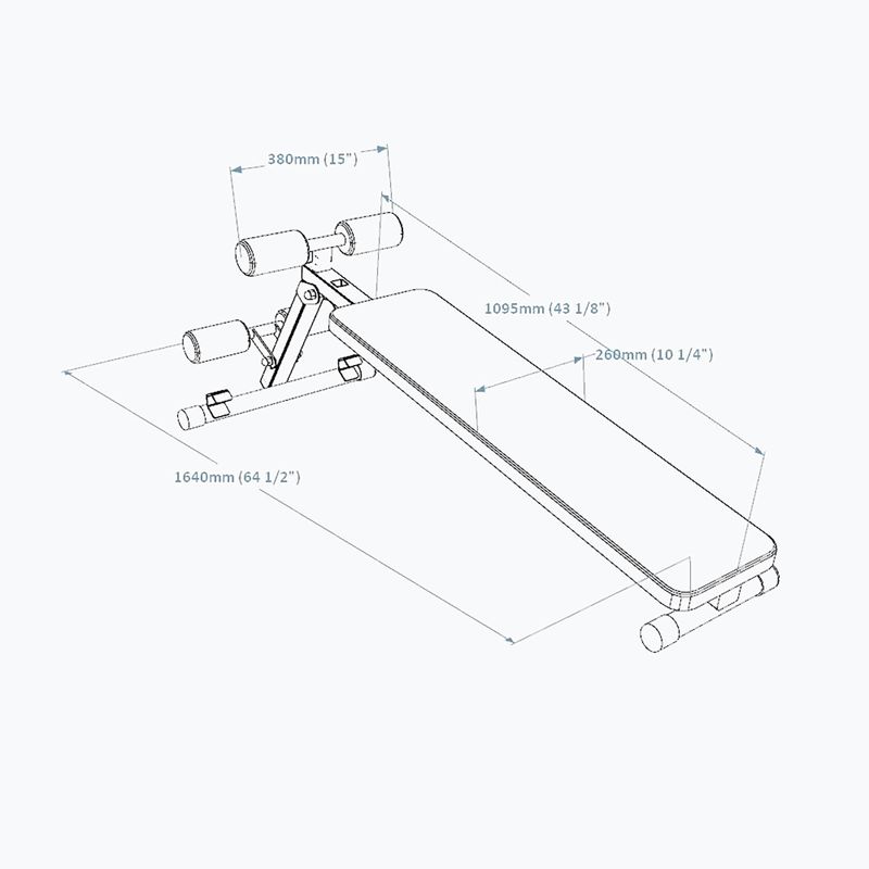 Ławka treningowa BenchK czarna BK-B1B 11