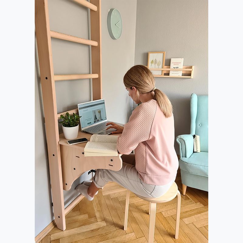 Drabinka gimnastyczna BenchK brązowa BK-112 8