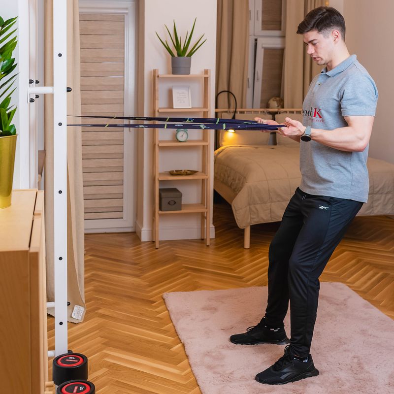 Drabinka gimnastyczna BenchK biała BK-700W 13