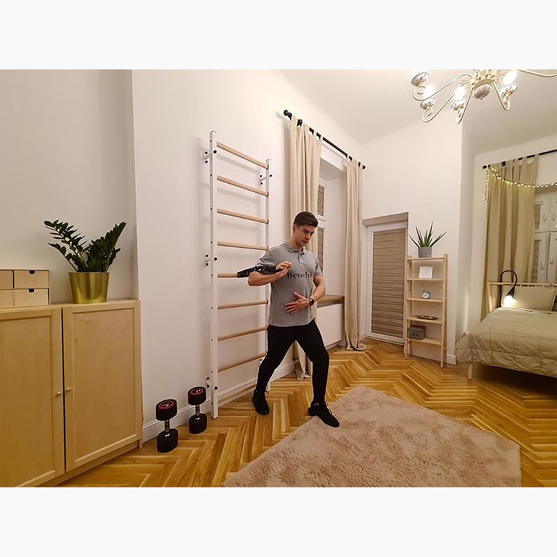 Drabinka gimnastyczna BenchK biała BK-700W 10