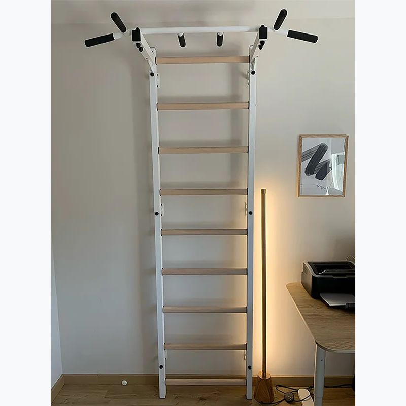 Drabinka gimnastyczna BenchK biała BK-721W 14