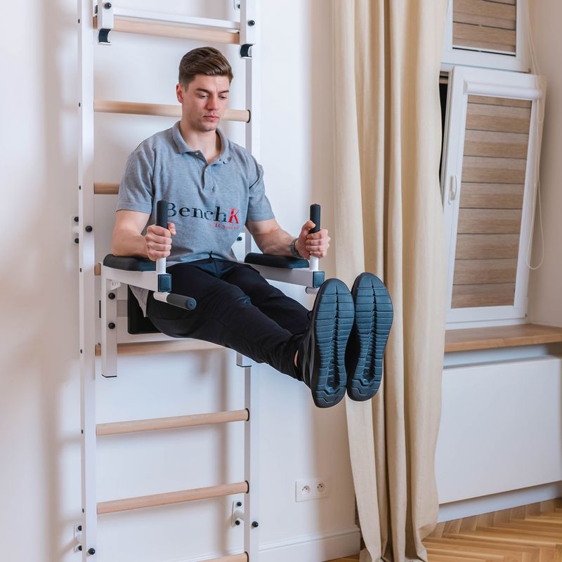 Drabinka gimnastyczna BenchK biała BK-732W 15