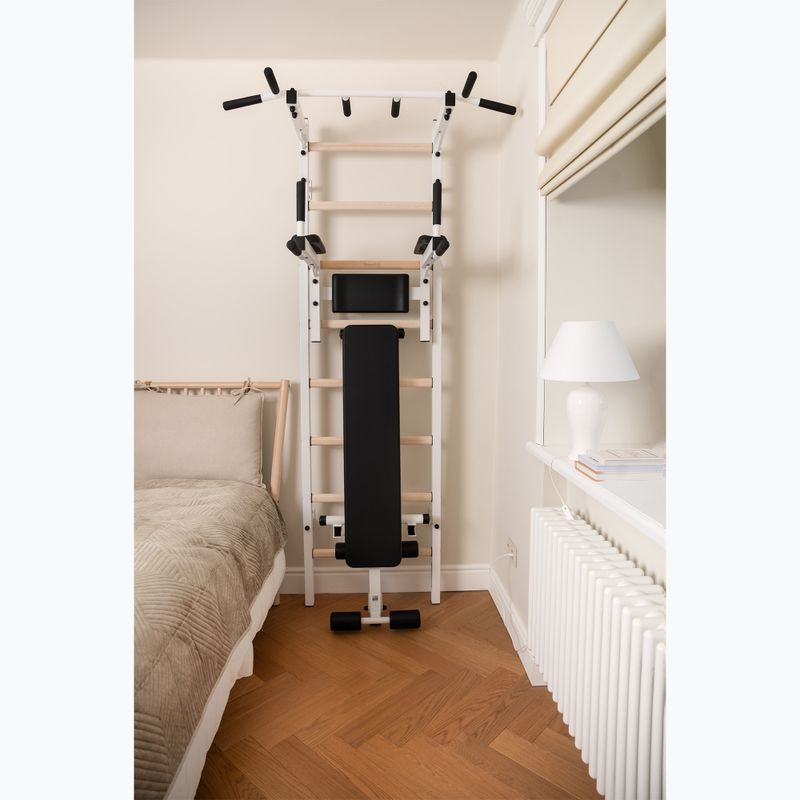 Drabinka gimnastyczna BenchK biała BK-233W 11