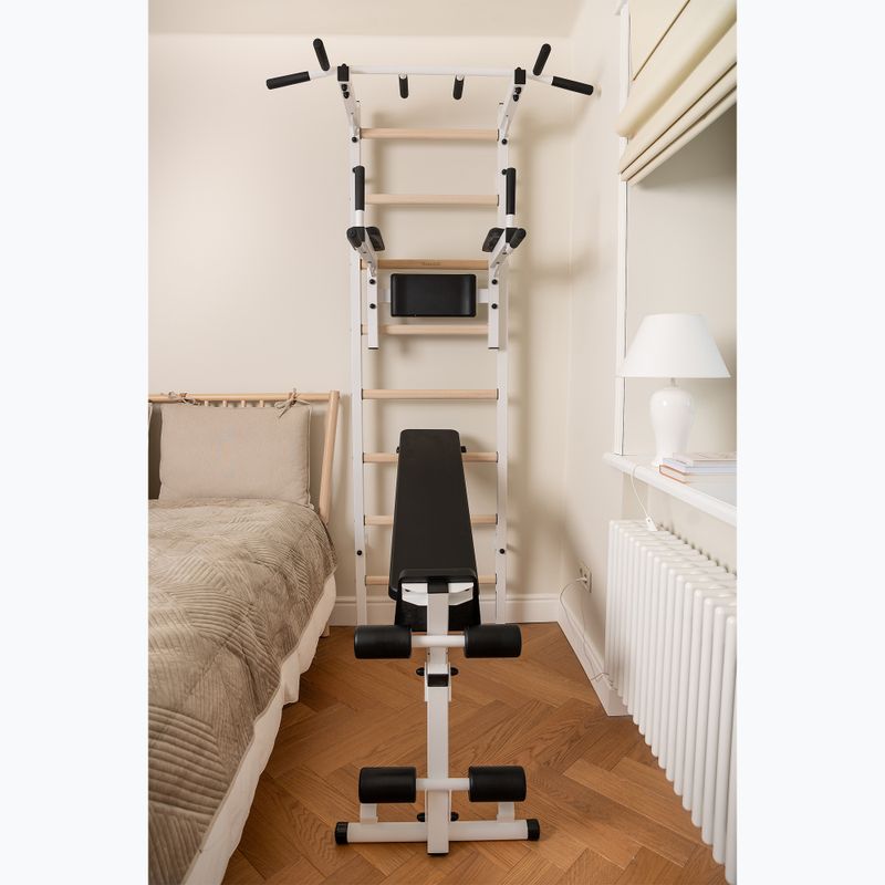 Drabinka gimnastyczna BenchK biała BK-233W 12